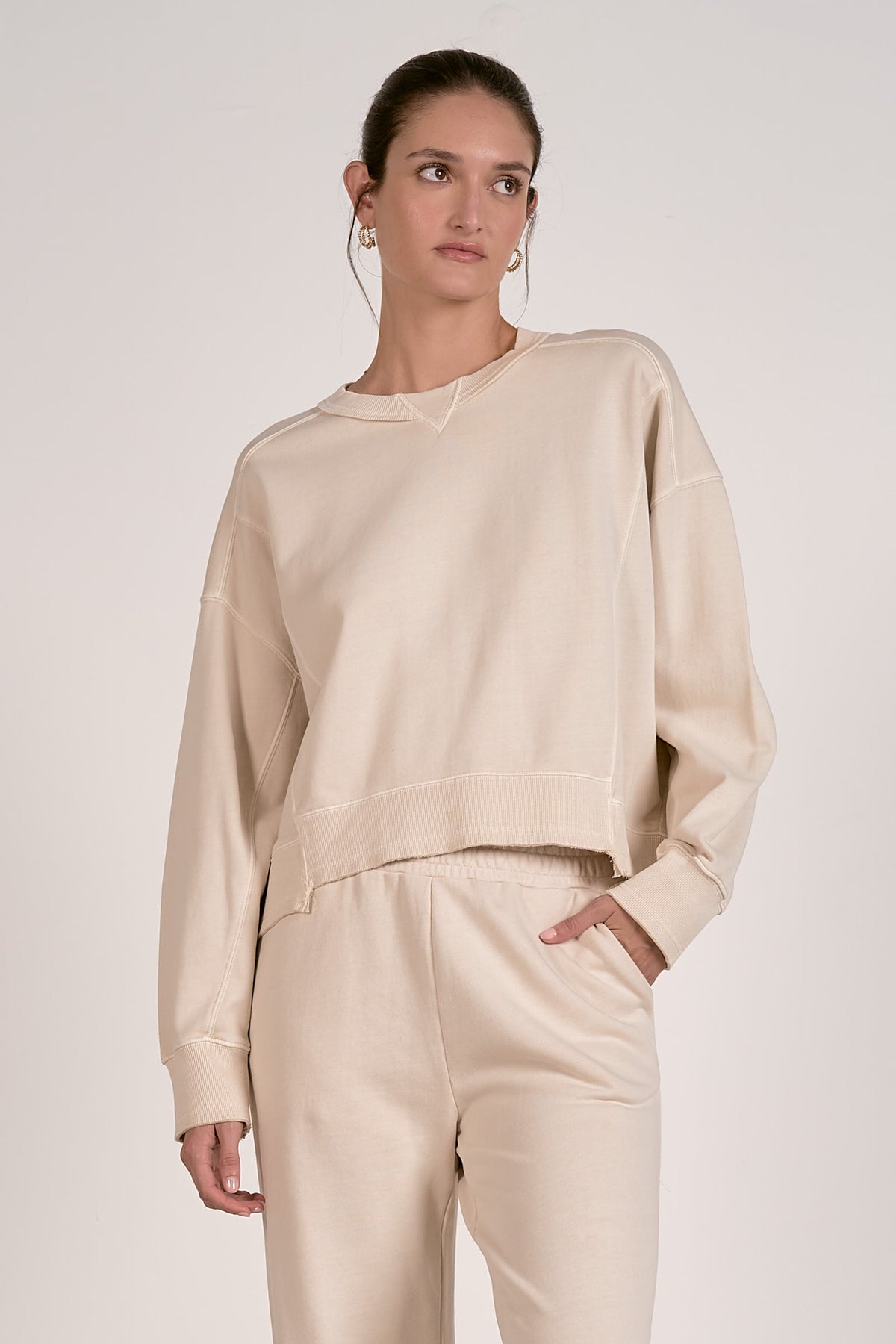 Crewneck Stone Sweatshirt