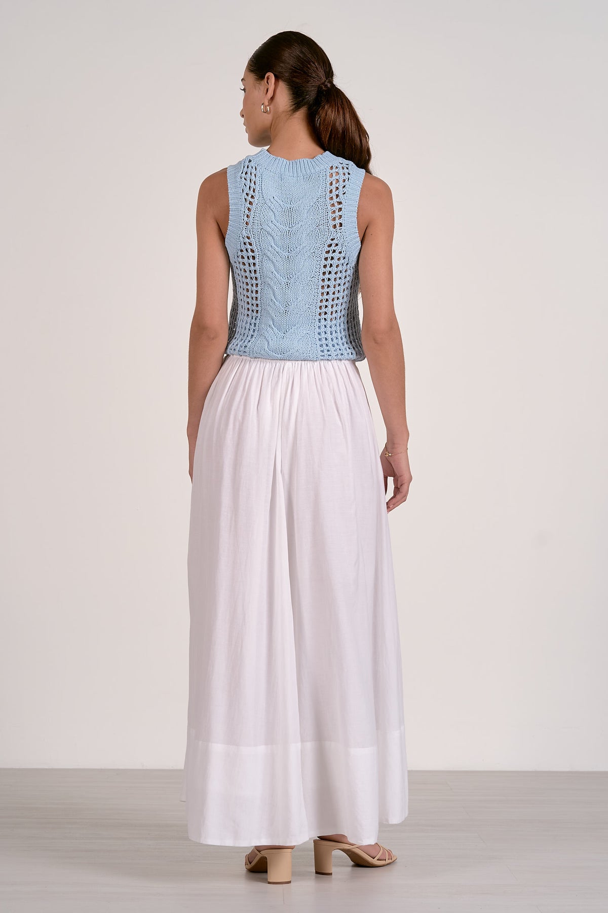 Elan White Maxi Skirt