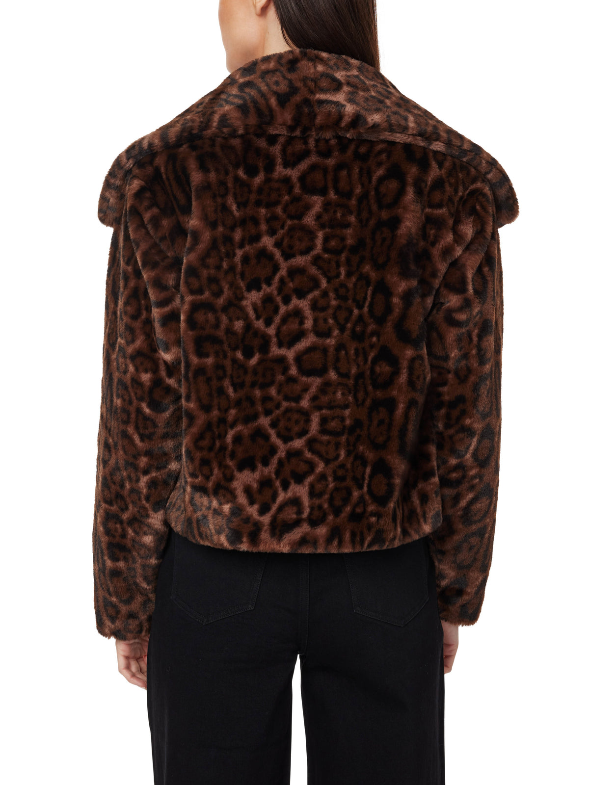 Habitual Faux Fur Leopard Jacket