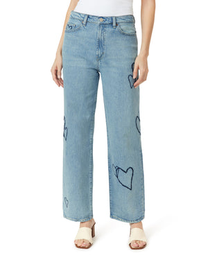 Habitual Wythe Heart Relaxed Straight Leg Jeans