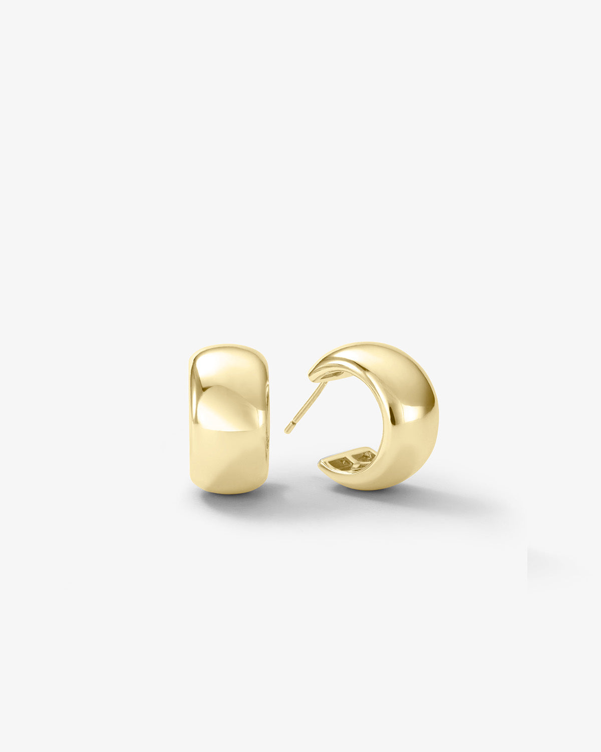 Melinda Maria She&#39;s So Smooth Baby Hoops in Gold