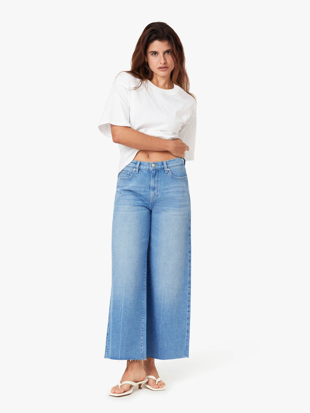 Habitual Denver Wide Crop Jeans