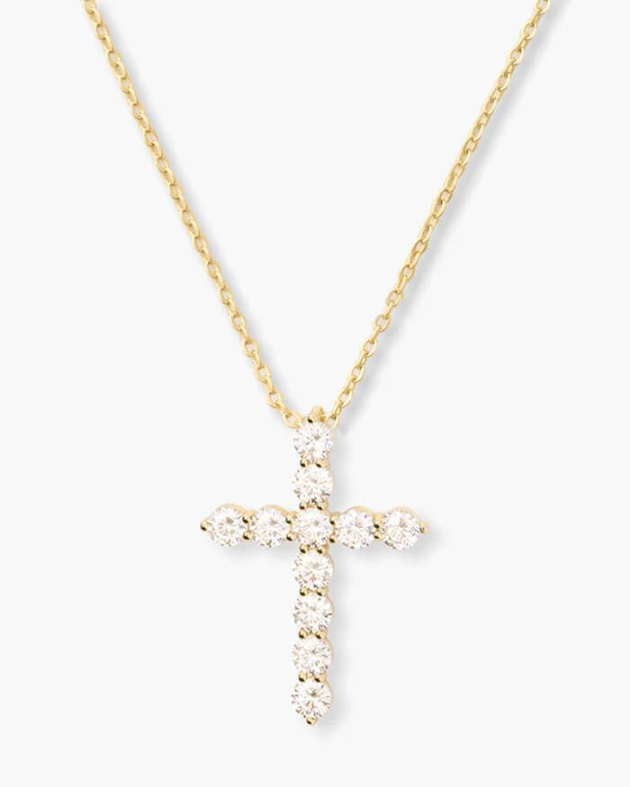 Melinda Maria "Oh She Fancy" Small Cross Pendant