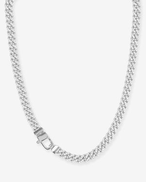 Melinda Maria Pavé Julian Cuban Chain Necklace 6.8mm 18"