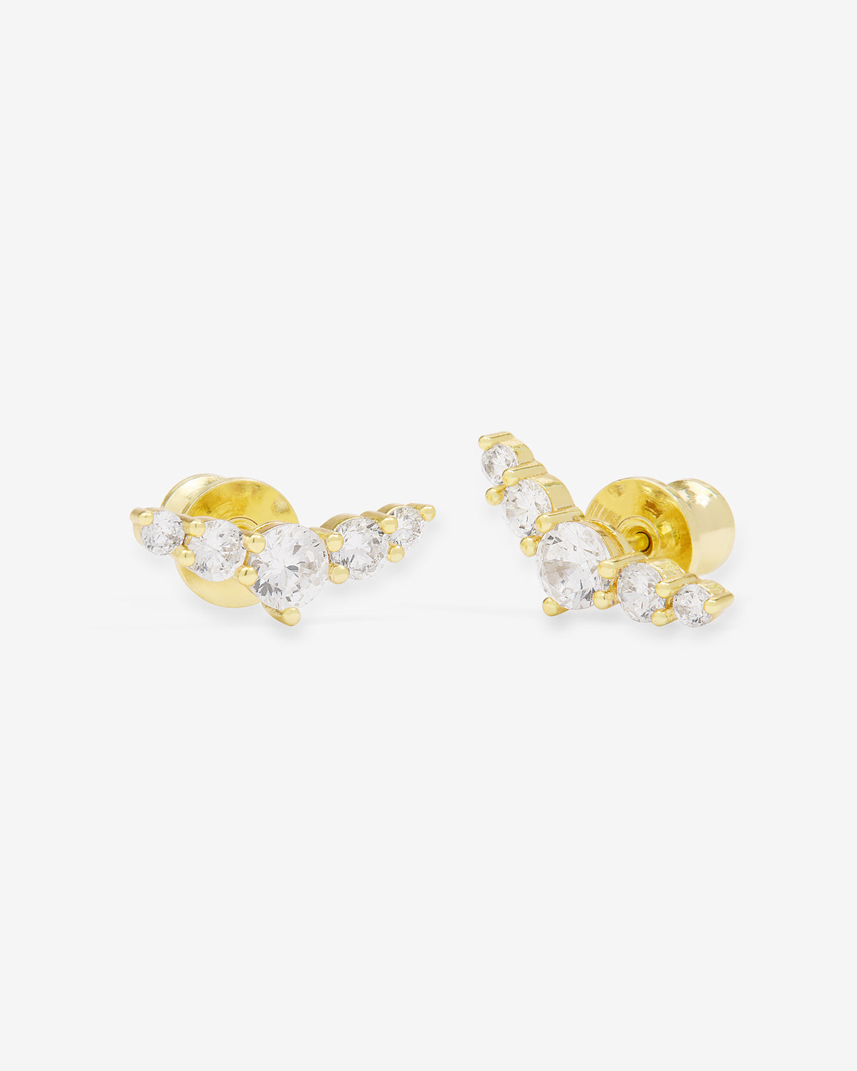 Melinda Maria Radiant Studs in Gold