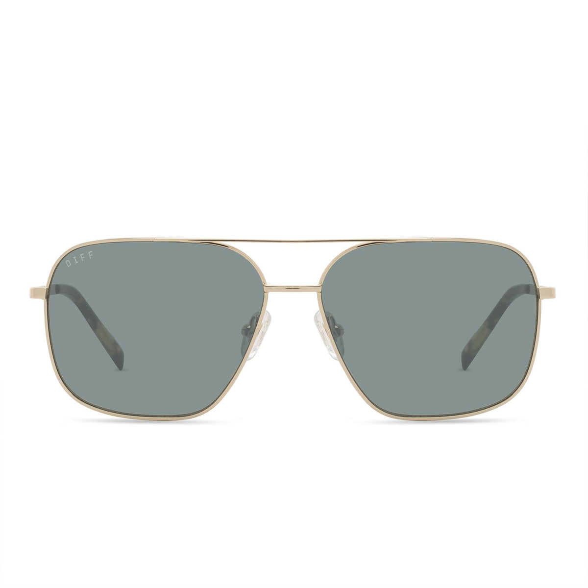DIFF EYEWEAR Jonas Gold g15 Polarized Sunglasses