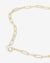 Melinda Maria Hello Gorgeous Samantha Chain Necklace in Gold White