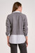Grey Sweater Layered Dress Shirt