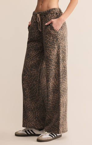 Z Supply Hunter Leopard Knit Pant