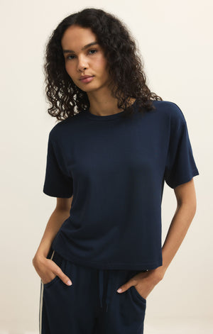 Z Supply Harbor Top in Eclipse Navy