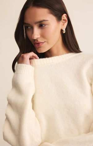 Z SUPPLY Snowed in Sweater in Warm White