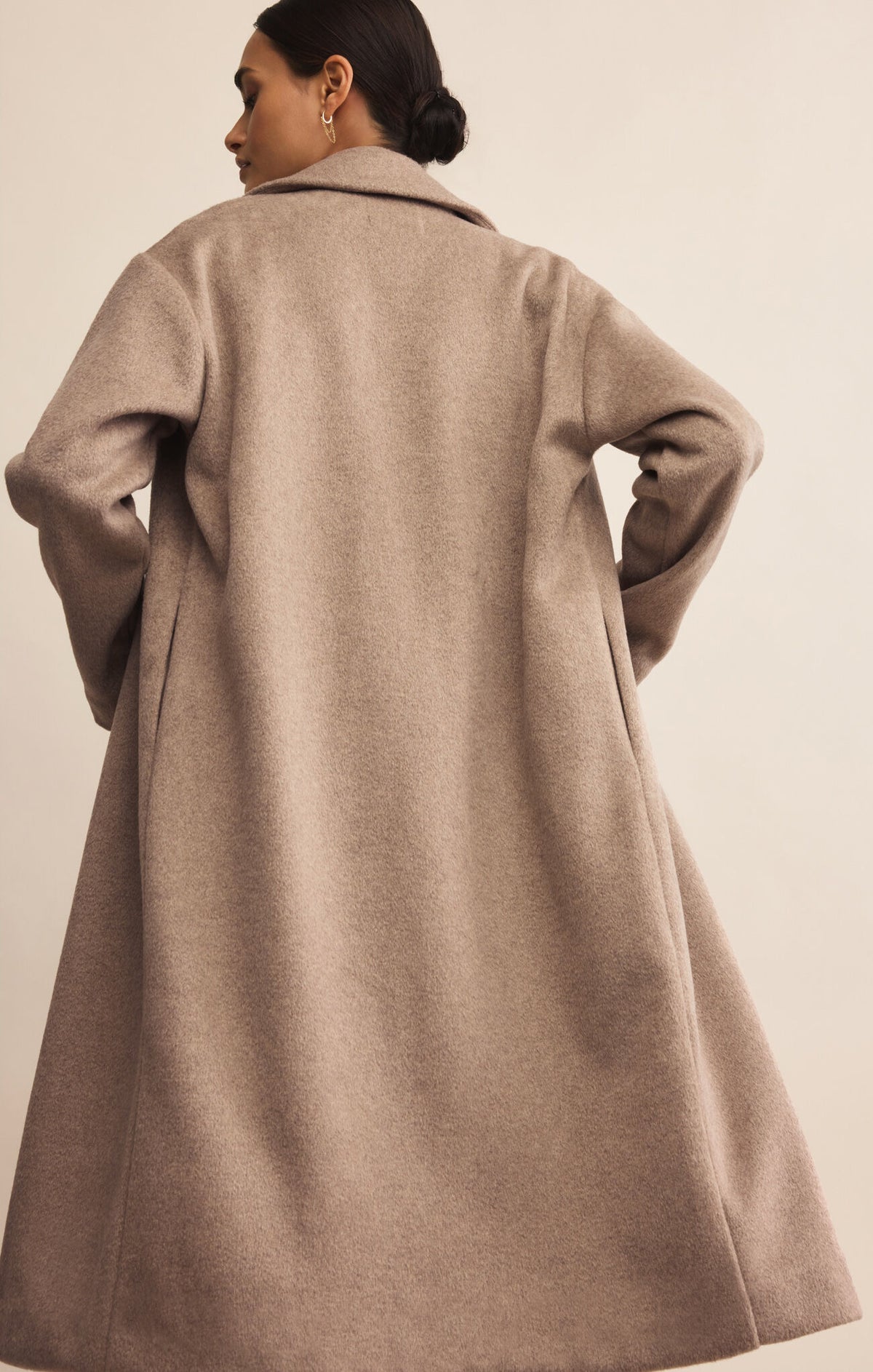 Z Supply Mason Luxe Coat in Smokey