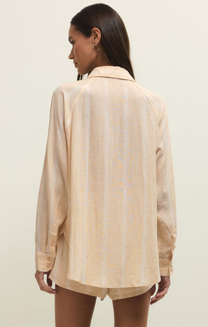 Z Supply The Perfect Line Top in Custard