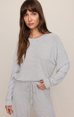 Z Supply Classic Eclipse Stripe Long Sleeve Top