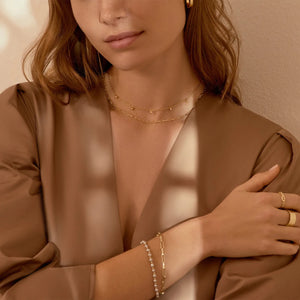 Gorjana Preston Mini Flutter Necklace Gold
