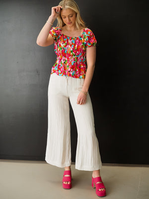 Sanctuary EASY FAUX BUTTON FRONT TOP