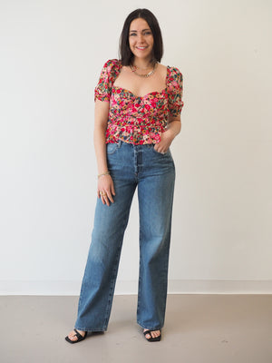 ASTR Nayeli Floral Top