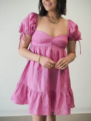 MICAELLA BABYDOLL LINED DRESS - 2 Colors