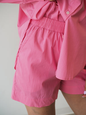 KATE PINK SOLID SHORTS
