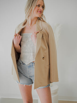 Hidden Hills Mocha Blazer