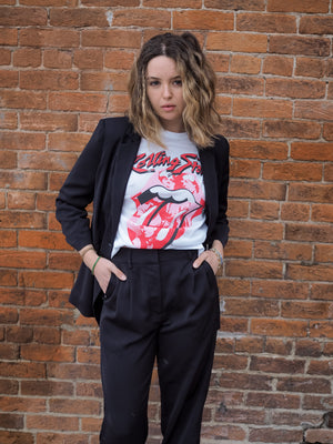Z Supply Lucy Twill Black Pant
