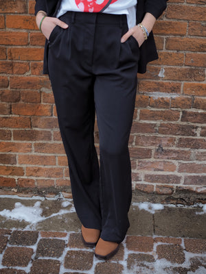 Z Supply Lucy Twill Black Pant