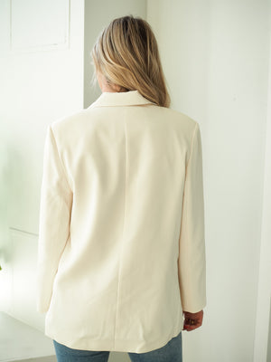 ASTR The Label Laudine Off-White Blazer