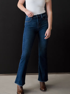 Just Black Denim Dark Wash HR 90's Boot Cut