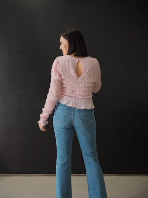 Sanctuary STAY TOGETHER Pink Blouse TOP