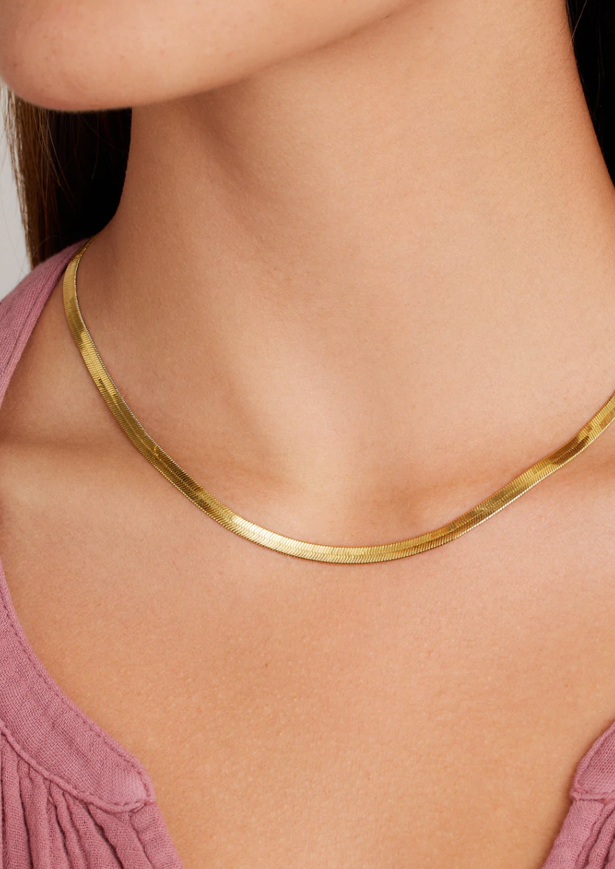 Gorjana Venice Gold Necklace - 17&quot;