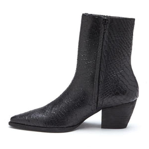 Matisse Caty Black Snake Leather Boot