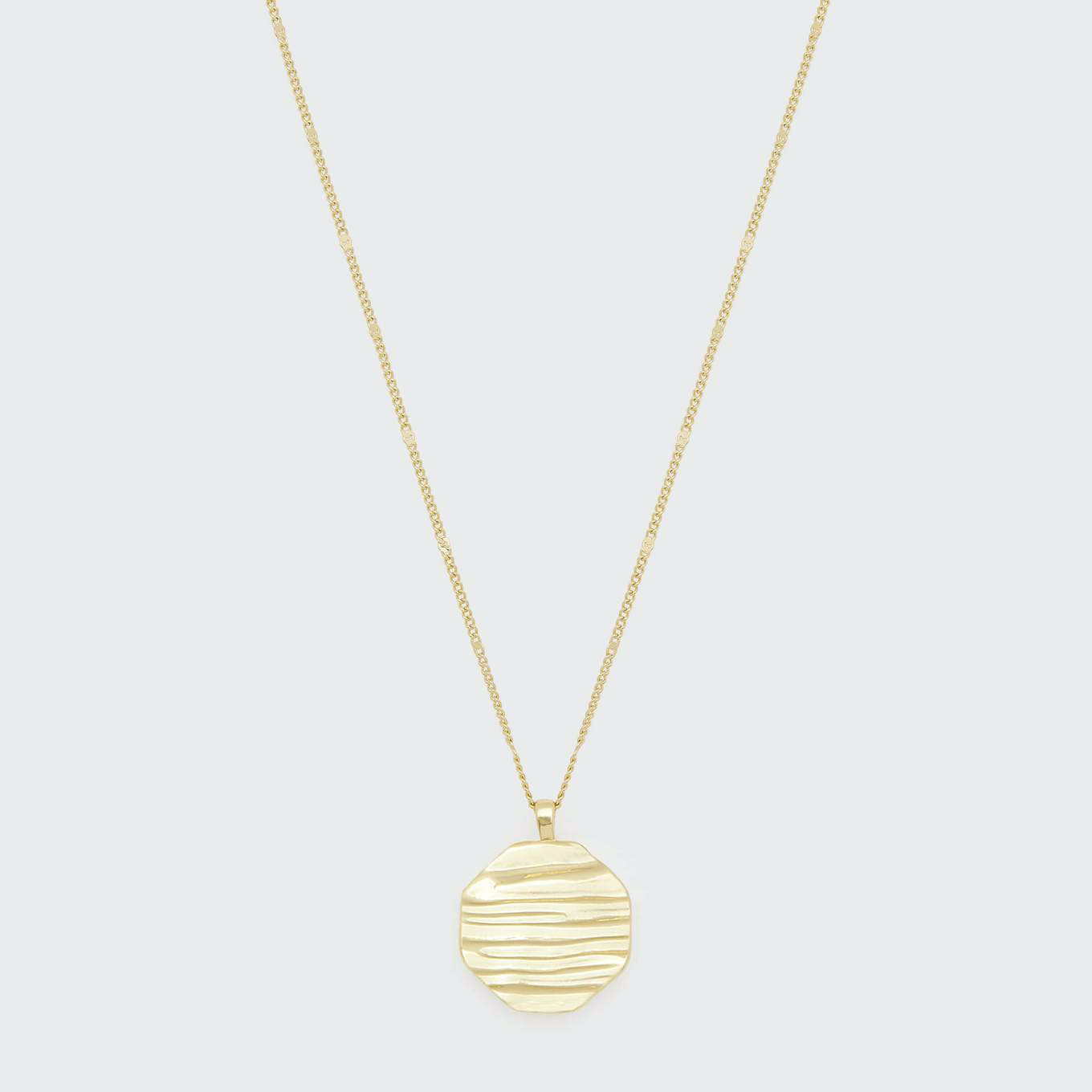 Gorjana Sunset Coin Necklace-Gold
