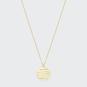 Gorjana Sunset Coin Necklace-Gold
