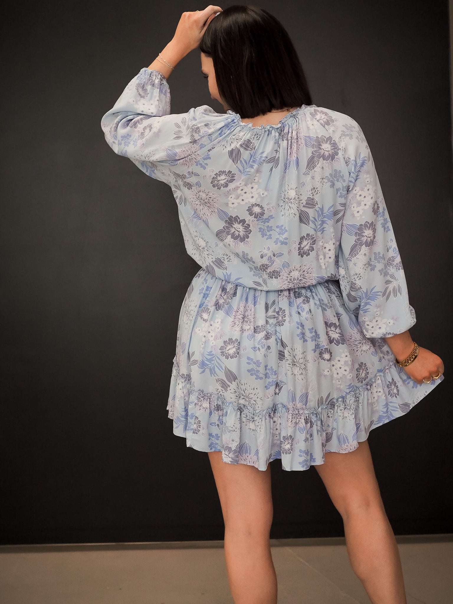 Z Supply MONTECITO Blue FLORAL DRESS
